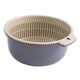 thumbnail image 4 of Cesta De Drenaje Para Lavado De Verduras, Colador De Cocina, Cuenco Para Ensaladas, Espagueti, Pequeño, Violeta, 4 of 5