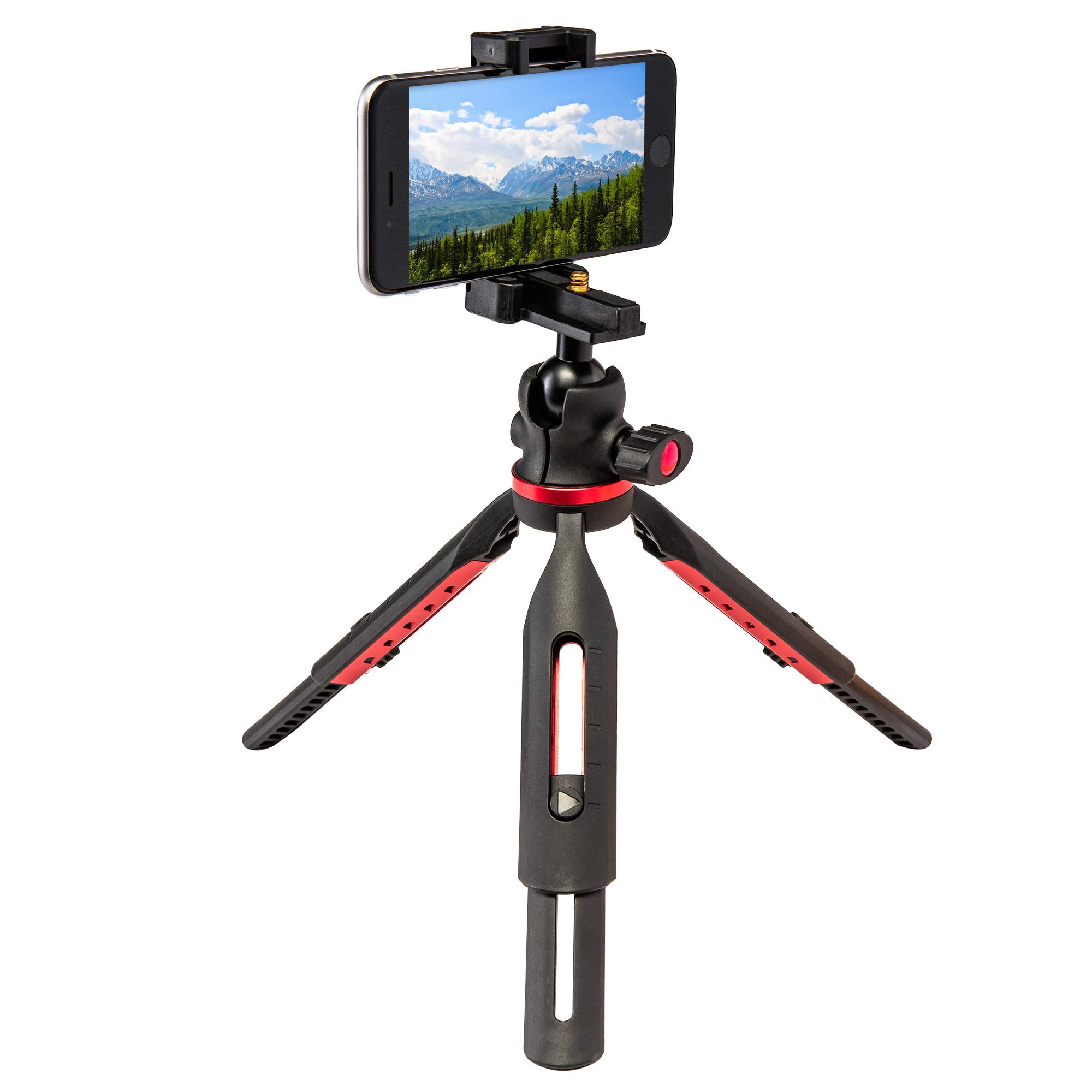 Trípode De Mesa Ajustable Ritz Gear Para Teléfono Y Dslr, Rojo