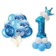 thumbnail image 2 of 34 Globos 1er Cumplea?os Globos De Confeti De Látex Decoraciones Para Fiestas Azul, 2 of 5