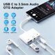 thumbnail image 2 of Adaptador USB‑C INVERSE NET 3.5 mm + USB + Carga Rápida 60 W PD, 2 of 7