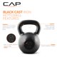 thumbnail image 3 of Kettlebell CAP Barbell de hierro fundido negro 22.68 kg / 50 lb, 3 of 8