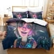 thumbnail image 1 of x2452 Bed Sheets Game Tiny Tina's s Bedding Set Twin Full Size Bed Set Adult Kid Bedroom Duvet cover Sets Anime 3-Piece Bedding Set (1 Duvet Cover + 2 Pillow Shams) nj2452, 1 of 5