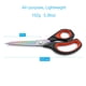 thumbnail image 2 of Scissors LIVINGO Premium Tailor con revestimiento de titanio de 9.5 pulgadas, 2 of 6