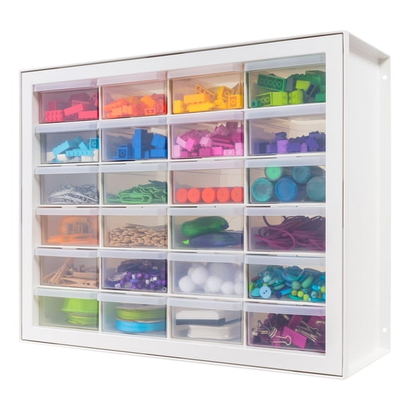 Organizador De Almacenamiento Con Cajones Iris Usa Teacher Toolbox 24 Cajones