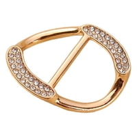 Magideal - Deslizador De Hebilla De Cinta, Decoración De Ropa, Deslizadores De Hebilla De Suministro De Boda Diy Para Fajas De Silla, Cinturón De Bufanda De Lazo , Espiral Áurea