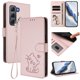 thumbnail image 2 of Infinix HOT 60 PRO 4G Funda Billetera con Estampado de Gato, Rosa, 2 of 6