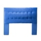 thumbnail image 1 of Respaldo Cama 2 Plazas Felpa Azul Sevilla CP, 1 of 2