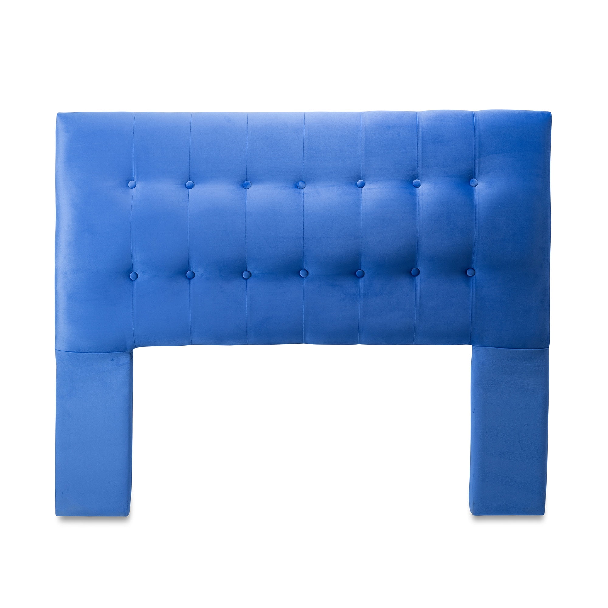 Dgb - Respaldo Cama King Felpa Azul Sevilla Cp