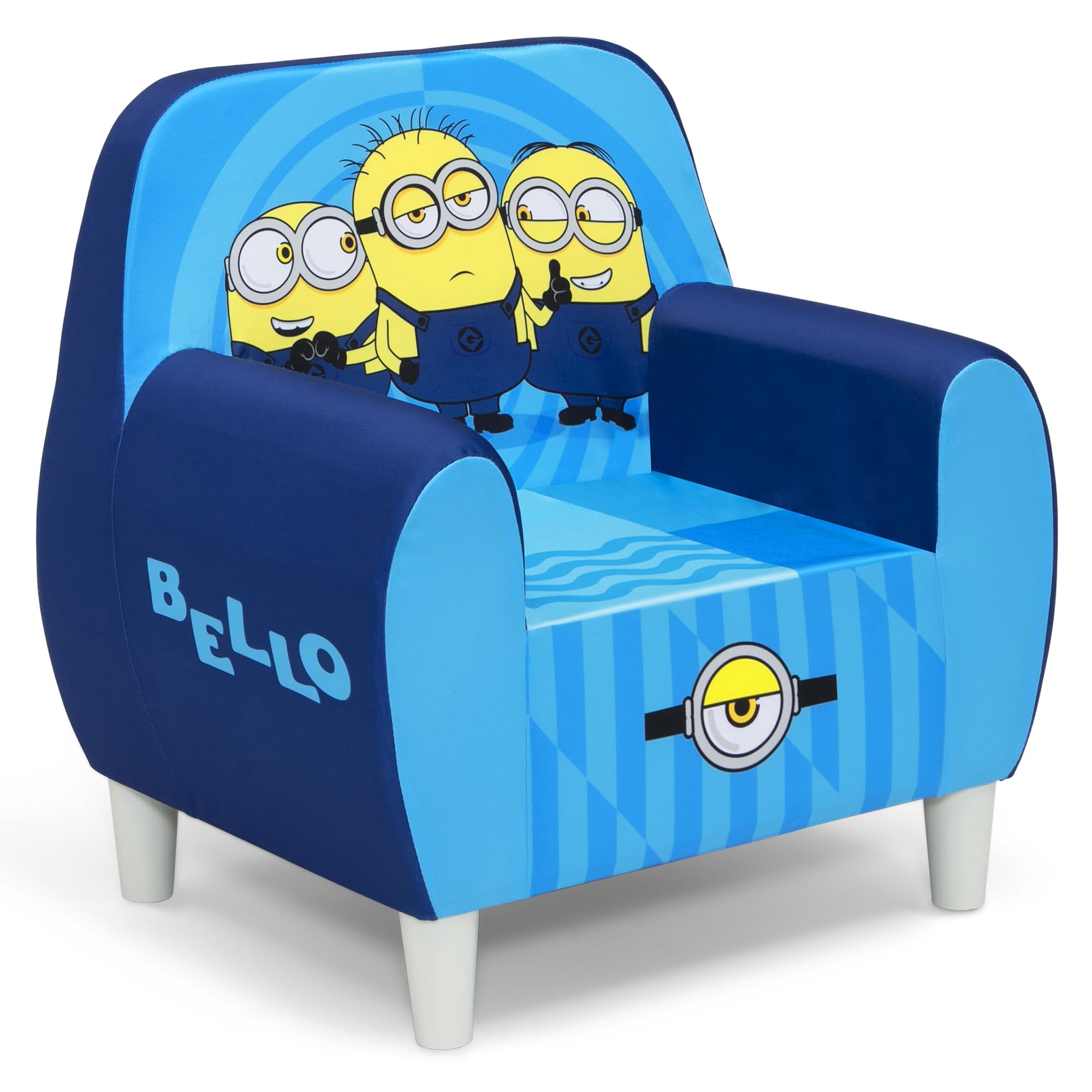 Sillón De Espuma Para Niños Delta Children Minions Azul 55x41x56 Cm