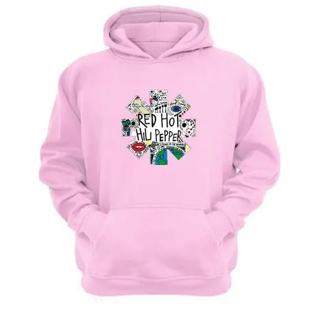 Genérico - Polerón Canguro Red Hot Chili Peppers Rosa Talla Xl Unisex