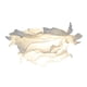 thumbnail image 5 of Pantalla De Lámpara De Papel, Cubierta De Luz Colgante De Techo, Pantalla De Flor Blanca, Decoración M, 5 of 5