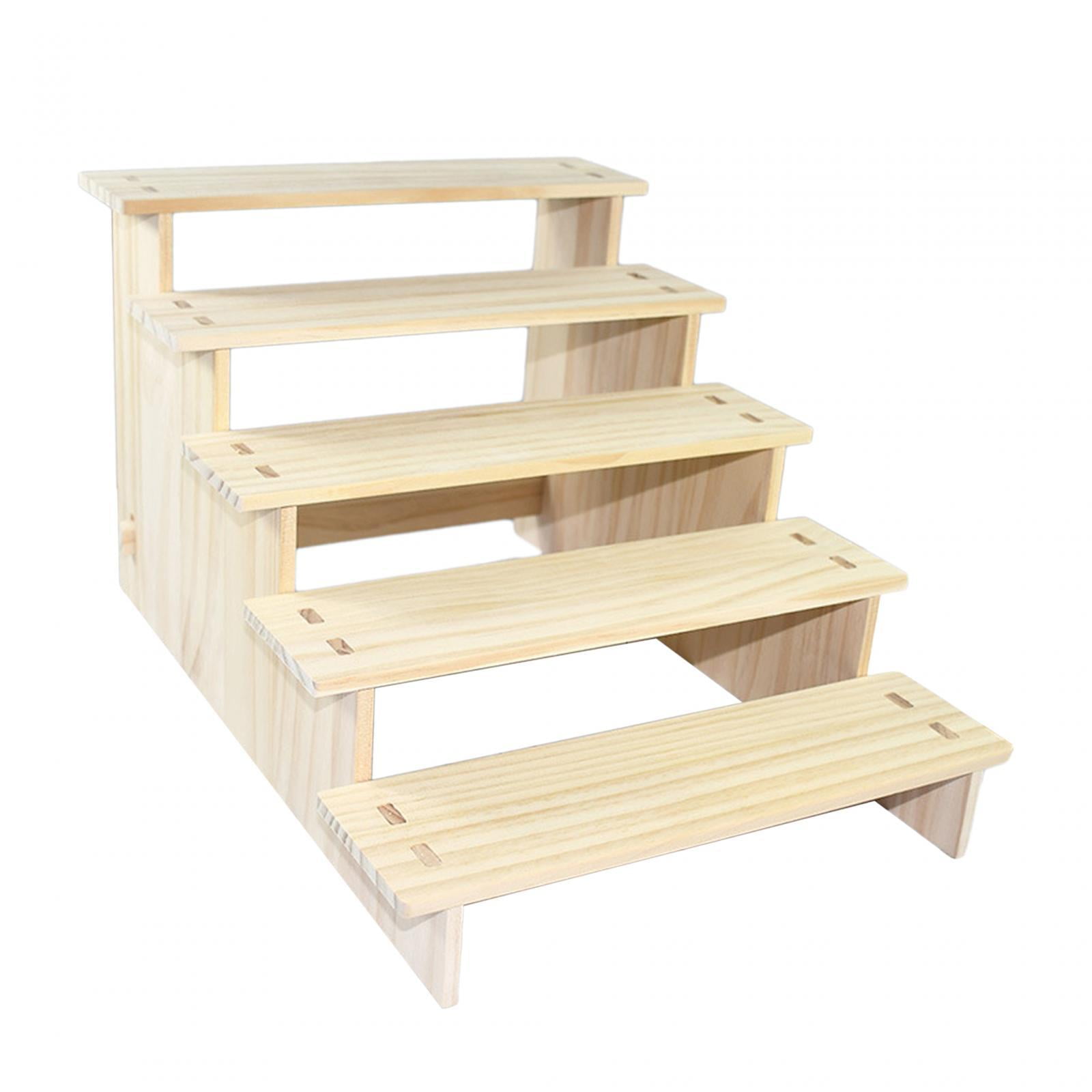 Magideal - Estante Elevador De Exhibición De Madera, Soporte De Exhibición Coleccionable, Decoración Simple, Accesorios De Escaparate Duraderos, Estante De , 5 5 Capas 30cm
