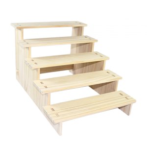 Magideal - Estante Elevador De Exhibición De Madera, Soporte De Exhibición Coleccionable, Decoración Simple, Accesorios De Escaparate Duraderos, Estante De , 5 5 Capas 30Cm