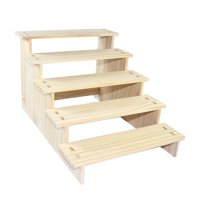 Magideal - Estante Elevador De Exhibición De Madera, Soporte De Exhibición Coleccionable, Decoración Simple, Accesorios De Escaparate Duraderos, Estante De , 5 5 Capas 30Cm