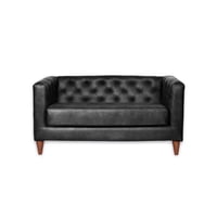 Latam Home - Sofa Brescia 2 C Cuero Kentucky Negro