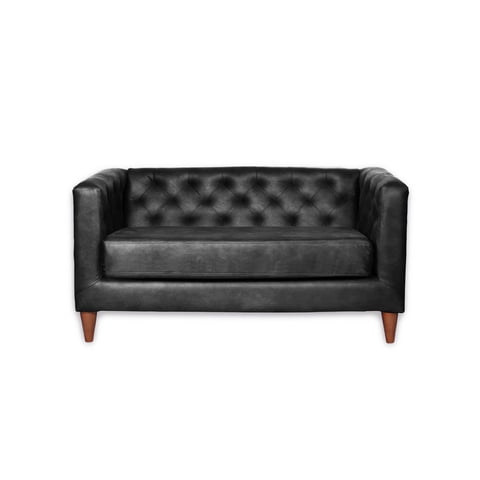 Latam Home - Sofa Brescia 2 C Cuero Kentucky Negro