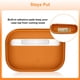 thumbnail image 3 of Funda para AirPods Pro 3 2025 Release en piel, color naranja, 3 of 7