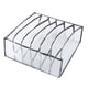 thumbnail image 5 of Organizador De Ropa Interior Plegable Bragas Sujetador Cajón Caja De Almacenamiento Gris 6 Gripes, 5 of 5