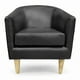 thumbnail image 1 of Poltrona Murcia - Cuero sintético Pu Negro, 1 of 4