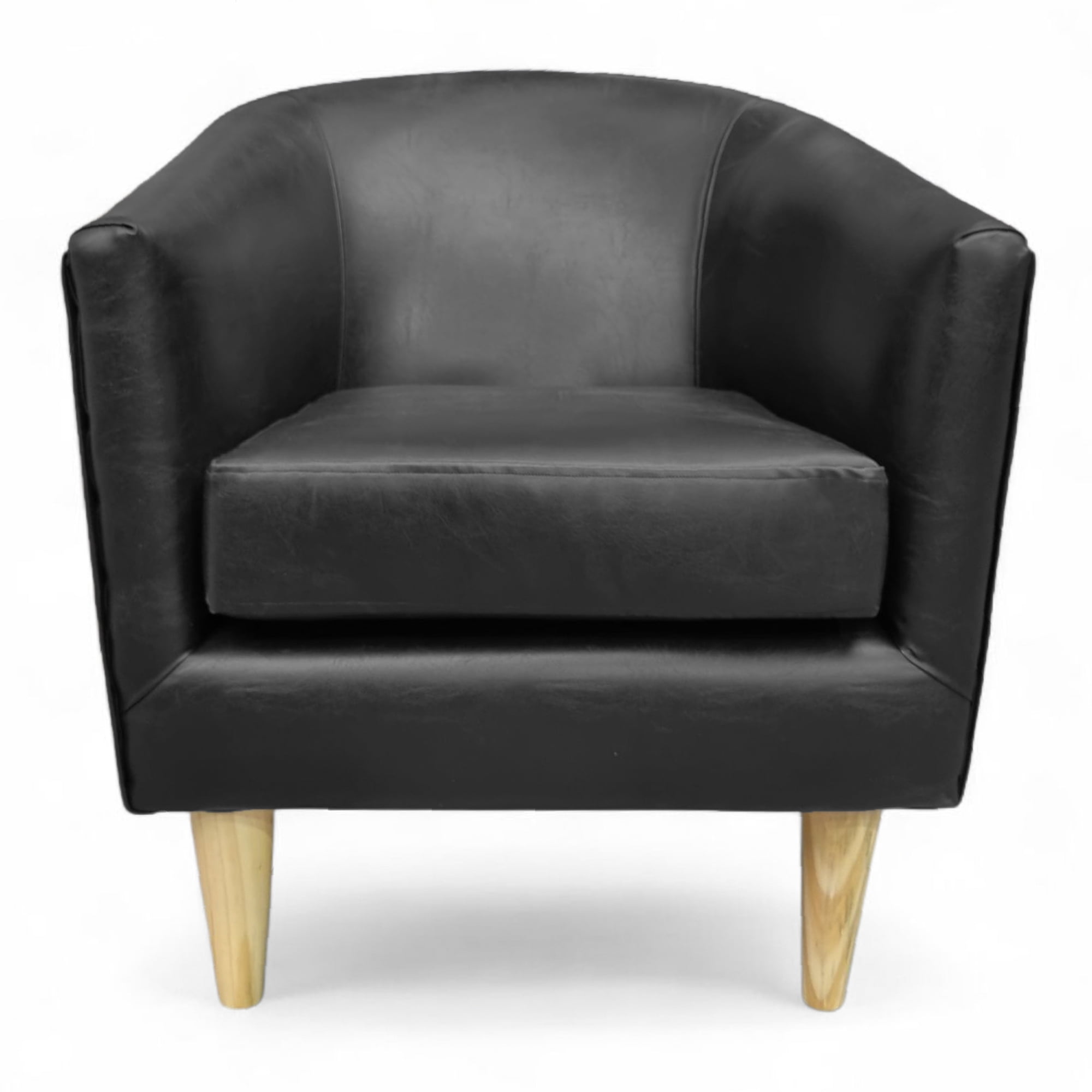 Mbc - Poltrona Murcia - Cuero Sintético Pu Negro