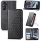 thumbnail image 2 of Funda Flip FOXDOCK para Samsung Galaxy M54 , Estilo Billetera con Diseño Rombo, Correa de Mano y Soporte, Uso Diario, 2 of 6