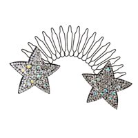 Ioensy - Horquillas Para El Pelo Con Pinza Para El Pelo Para Niña, Herramienta De Peinado Duradera Para Cabello Largo, Plata