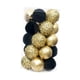 thumbnail image 1 of 25 Bolas Navideñas Para Decorar Las Paredes Del Hogar En Color Negro Y Dorado, 1 of 3