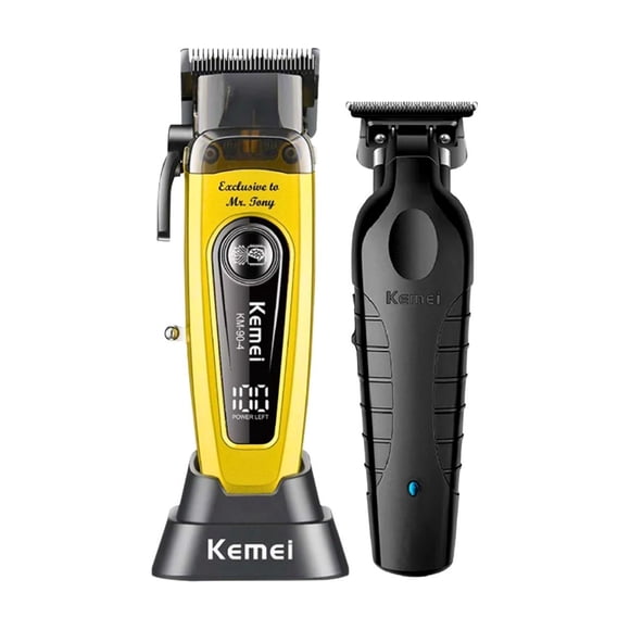 Combo Kemei Clipper km90-4 + Kemei 2299 Trimmer