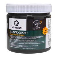 Gesso Primer Artecho Black 500 Ml Para Pintura Acrílica