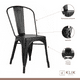 thumbnail image 4 of Comedor Mesa Tolix 80x80cm + 4 sillas Tolix Negras, 4 of 8
