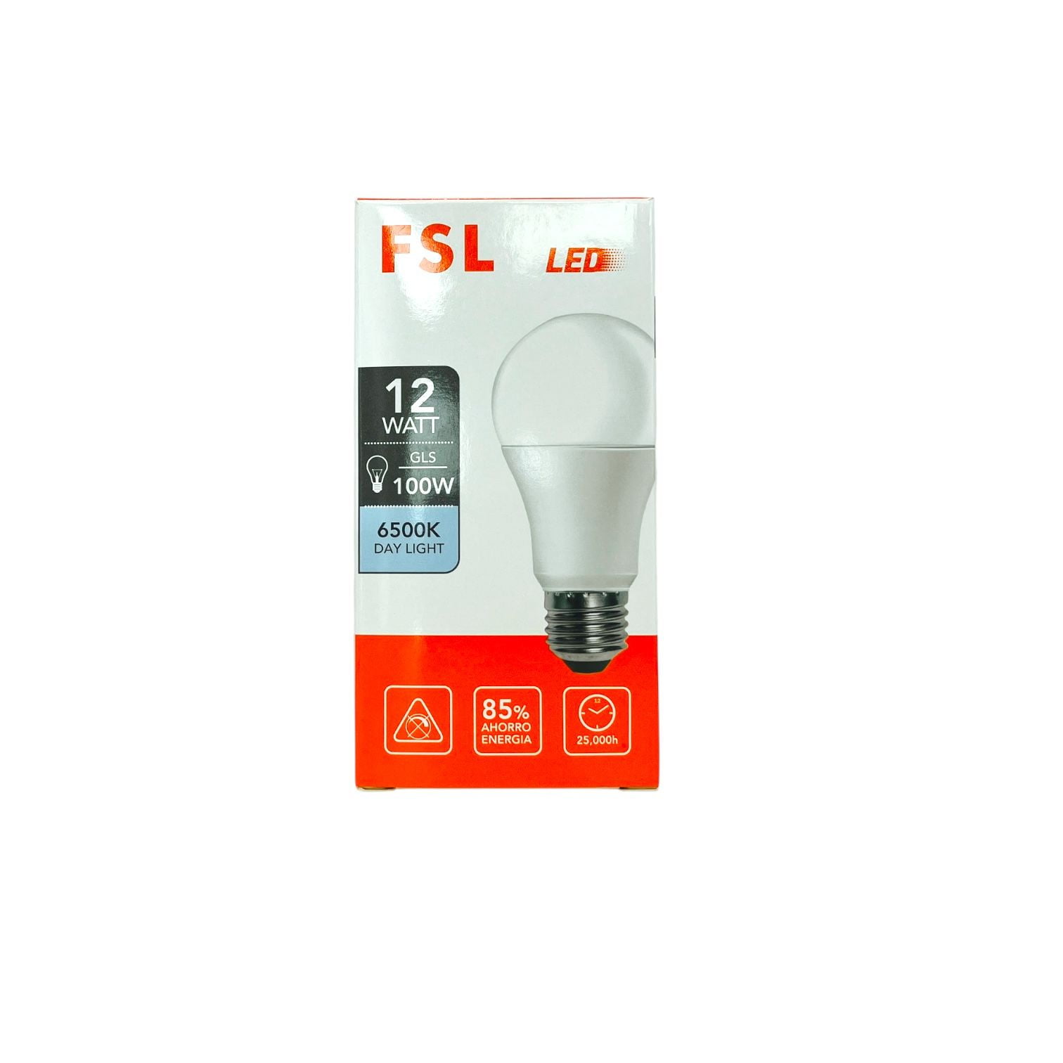 Pack X3 Ampolletas Led A70 12w E27 Universal Luz Fria Fsl