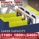 thumbnail image 2 of Caja de almacenamiento Komick 29 × 25 × 11 cm de cuero PU para más de 1800 cartas, 2 of 6