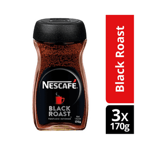 Pack X3 Café Nescafé® Black Roast 170G