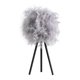 thumbnail image 1 of Lámpara de mesa Benzara Rio 53 cm Feather Shade 110 V, 1 of 5