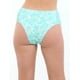 thumbnail image 2 of Bikini Calzón Tanga Drapeado Estampado Verde S, 2 of 2