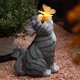 thumbnail image 1 of Figuras de jardín Gardenfans Cat Solar para exteriores con luces LED, 1 of 9