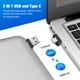 thumbnail image 2 of Puntero de presentación TITIANCOOL USB‑C/A con láser rojo inalámbrico, 2 of 7