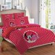 thumbnail image 1 of Red White Nodes Duvet Quilt Covers Pillow Case Bedding Sets3-Piece Bedding Set (1 Duvet Cover + 2 Pillow Shams), 1 of 3
