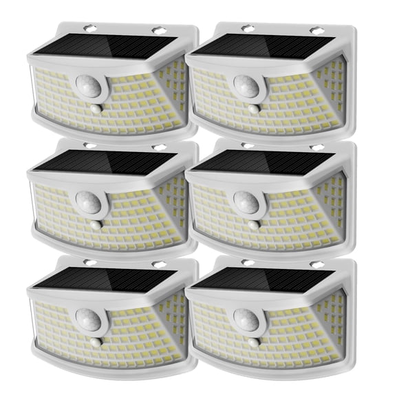 Luces solares Aootek 120 LED con sensor de movimiento - Pack de 6