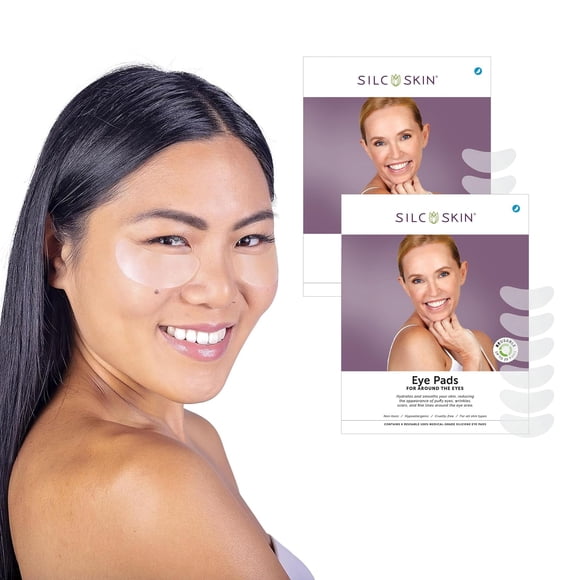 Almohadillas de silicona para ojos Silc Skin – Suministro de 120 días reutilizables