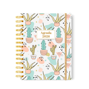 Fati - Agenda 2026 Cactus 2 Días Por Página