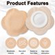 thumbnail image 2 of Parches desechables de aceite de ricino INMT 50 piezas color beige, 2 of 7