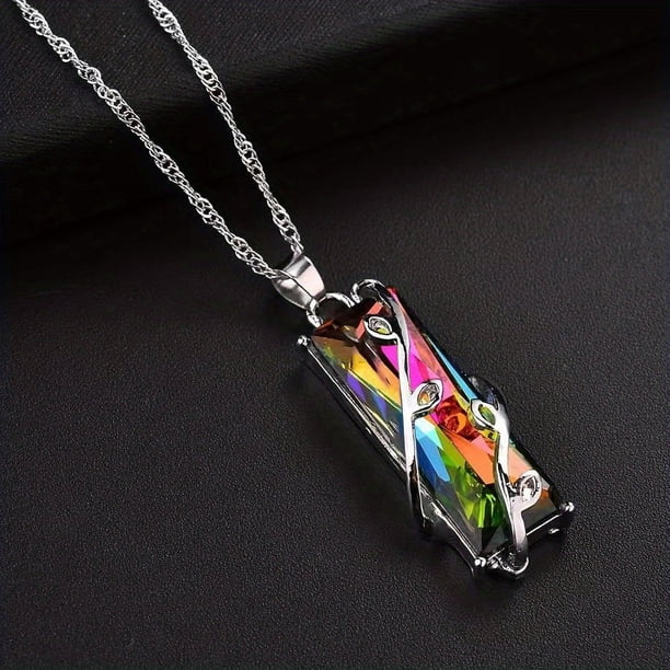 Stunning Crystal Branch Pendant Necklace - Perfect Gift for Women, Enhance Your Style and Elegance