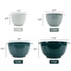thumbnail image 2 of Juego de 4 cuencos para mezclar BoxedHome, verde, libre de BPA, 2 of 6