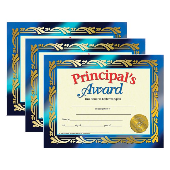 Certificado de Premio Hayes Publishing 21 × 28 cm (Pack de 3)