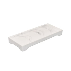 Magideal - Bandejas De Baño De Resina, Organizador De Encimera, Soporte De Joyería, Plato Rectangular Decorativo Para Tocador, Accesorios De Baño, Velas, Joyería , Blanco