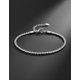 thumbnail image 3 of Pulsera Hombre Caballero Silver Old Black Elegante Juvenil, 3 of 3