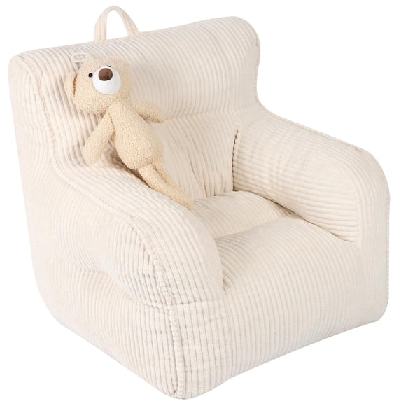 Puf MOMCAYWEX Kids con osito de peluche para niños/niñas