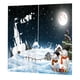 thumbnail image 3 of 2x Cortinas De La Ventana De La Ventana De Navidad De Navidad Persianas Para La Decoración Navide?a 32 #, 3 of 3
