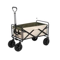 Click Ventas - Carrito Plegable Organizador Camping Carga Grande Beige